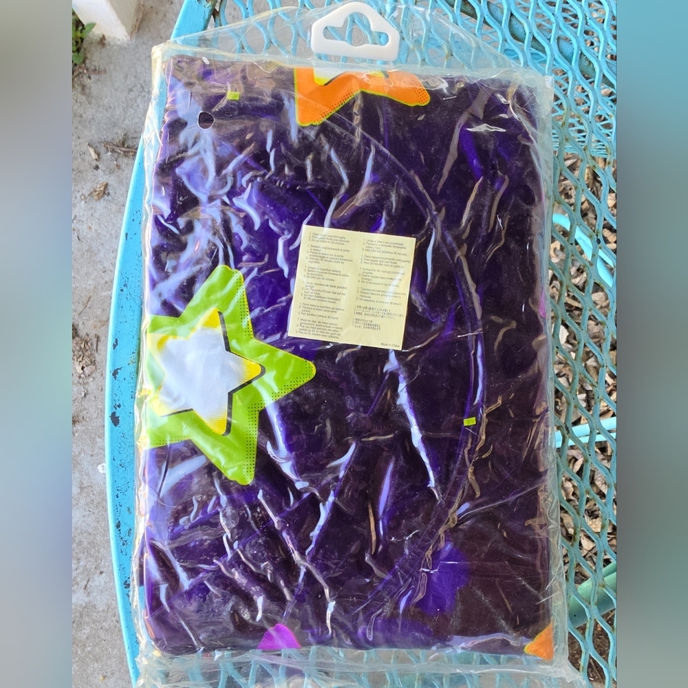 Vintage Inflatable Chair Star Pattern Rinco - Picture 2 of 3